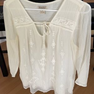 Lucky brand gauzy top